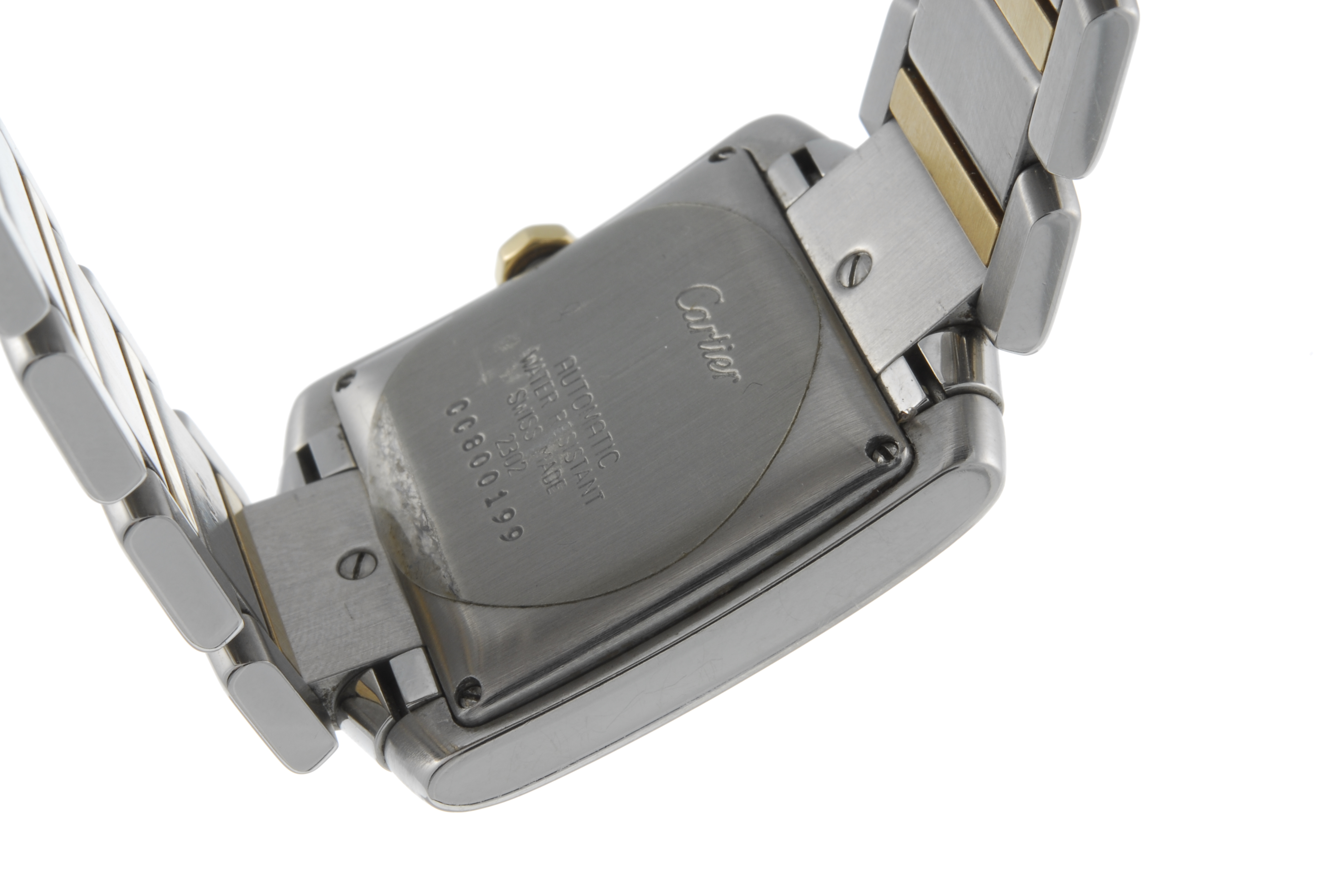 CARTIER - a Tank Francaise bracelet watch. Stainless steel case. Reference 2302, serial CC800199. - Image 2 of 4
