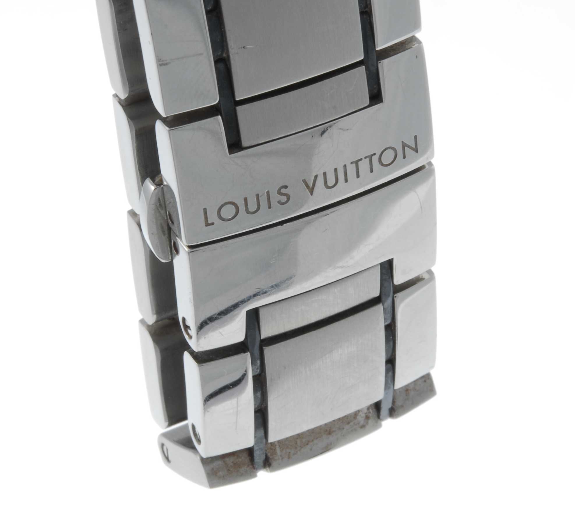 LOUIS VUITTON - a gentleman's Tambour Regatta chronograph bracelet watch. Stainless steel case. - Image 4 of 4