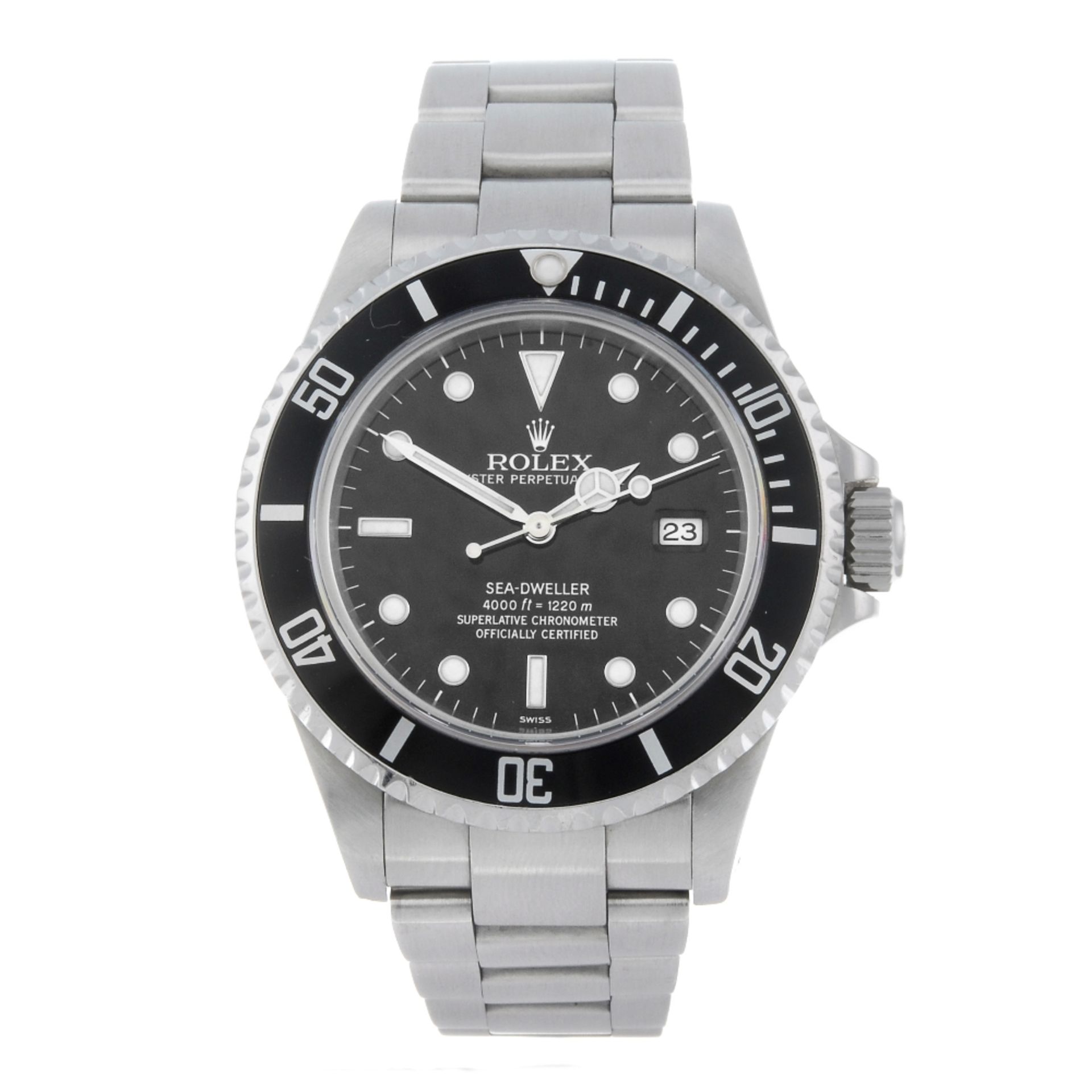 ROLEX - a gentleman's Oyster Perpetual Date Sea-Dweller bracelet watch. Circa 1999. Stainless