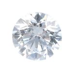 A brilliant-cut coloured diamond, weighing 0.60ct. Accompanied by report number 2136660173, dated