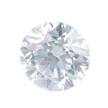 A brilliant-cut coloured diamond, weighing 0.50ct. Accompanied by report number 2146138080, dated