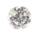 (144972) A selection of diamonds. To include a brilliant-cut diamond, weighing 0.90ct, together with