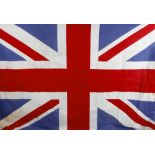 A Union Jack flag, first half of the 20th century, printed cotton, 31.25 x 44 (79.5cm x 112cm). '