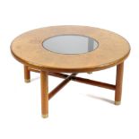 A collection of G-Plan furniture. To include a 'Captain's table' with circular toughened glass