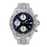 BREITLING - a gentleman's Colt chronograph bracelet watch. Stainless steel case with calibrated