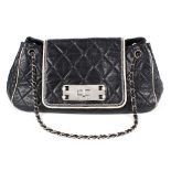 CHANEL - an East West Accordion Flap handbag. From the maker's East West Collection, designed with a