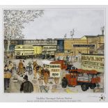 Birmingham interest, a group of five framed and glazed limited edition prints of Hockley, by Ron '