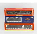 A box containing a selection of ten 00 gauge model railway locomotives, to include Hornby '