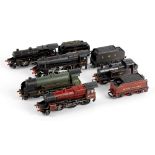 A box containing a selection of eleven assorted 00 gauge model railway locomotives, to include