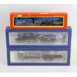 A box containing a selection of ten 00 gauge model railway locomotives, to include Hornby Battle