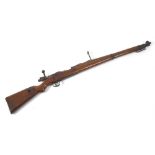 A German Mauser bolt action rifle, deactivated with certificate from the Birmingham gun barrel proof