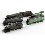 A box containing a selection of ten assorted 00 gauge model railway locomotives, to include