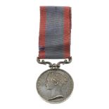 Sutlej Medal, Sobraon 1846 reverse, named to 'Michl Drake 9th Lancers'. Together with a silver