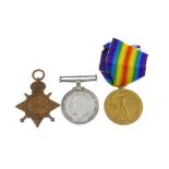 Great War Trio, 1914-15 Star, British War Medal 1914-20, Victory Medal, named to '39432. Pte. J.