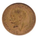 George V, Sovereign 1911P. Very fine. Very fine.