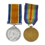 Great War Pair, British War Medal 1914-20, Victory Medal, named to '74506 Dvr. J. A. Parsons. R.A.'