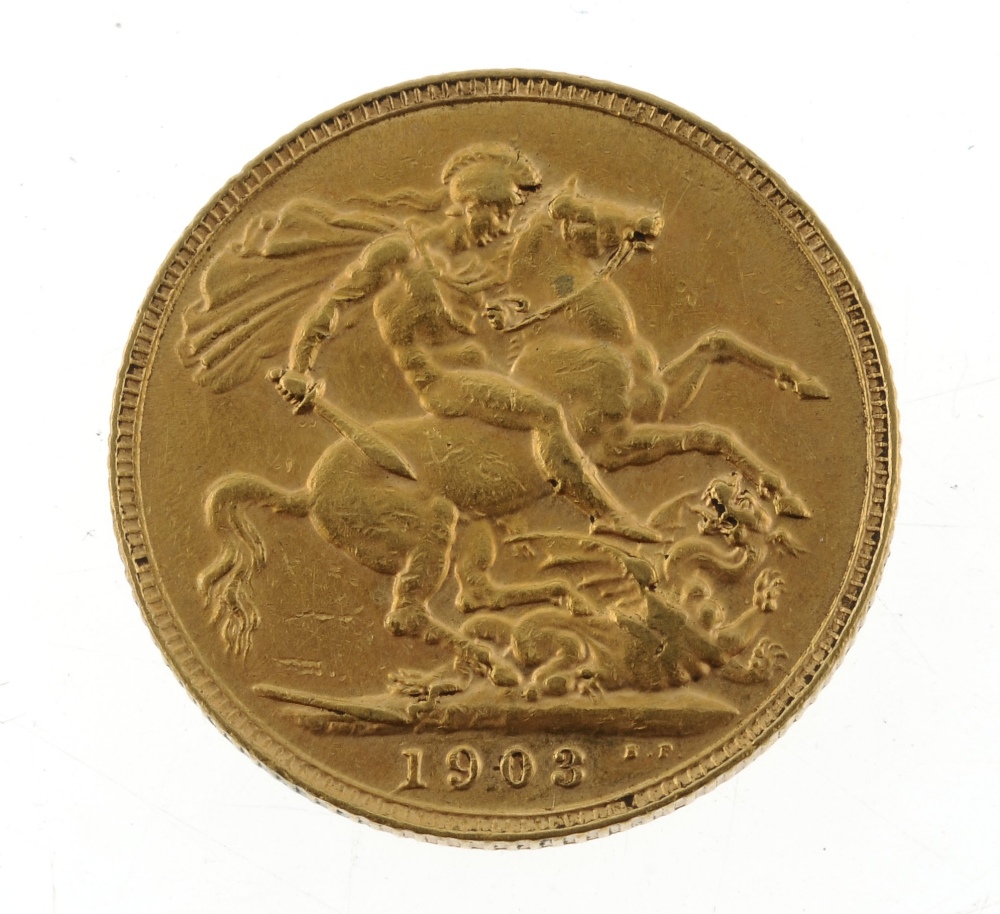 Edward VII, Sovereign 1903. Very fine. Very fine. - Image 2 of 2