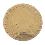 George III, spade Guinea 1793 (S 3729). Fine, slight scratches to reverse, ex loose mount. Fine,