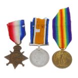 Great War Trio, 1914-15 Star, British War Medal 1914-20, Victory Medal, named to '2415 A. S. Sjt. S.