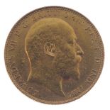 Edward VII, Sovereign 1907. Very fine. Very fine.