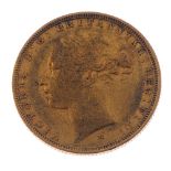 Victoria, Sovereign 1880M. Fine. Fine.