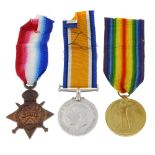 Great War Trio, 1914-15 Star, British War Medal 1914-20, Victory Medal, named to '36382. Pte. A.