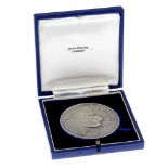 Battle of Waterloo, 150th Anniversary 1965, a replica striking of the Pistrucci medal in sterling