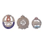 A selection mainly enamel military brooches. To include three RAF brooches, two with enamel