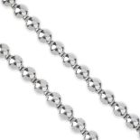 TIFFANY & CO. - a bead necklace. Designed as spherical beads strung on a fancy-link chain to the