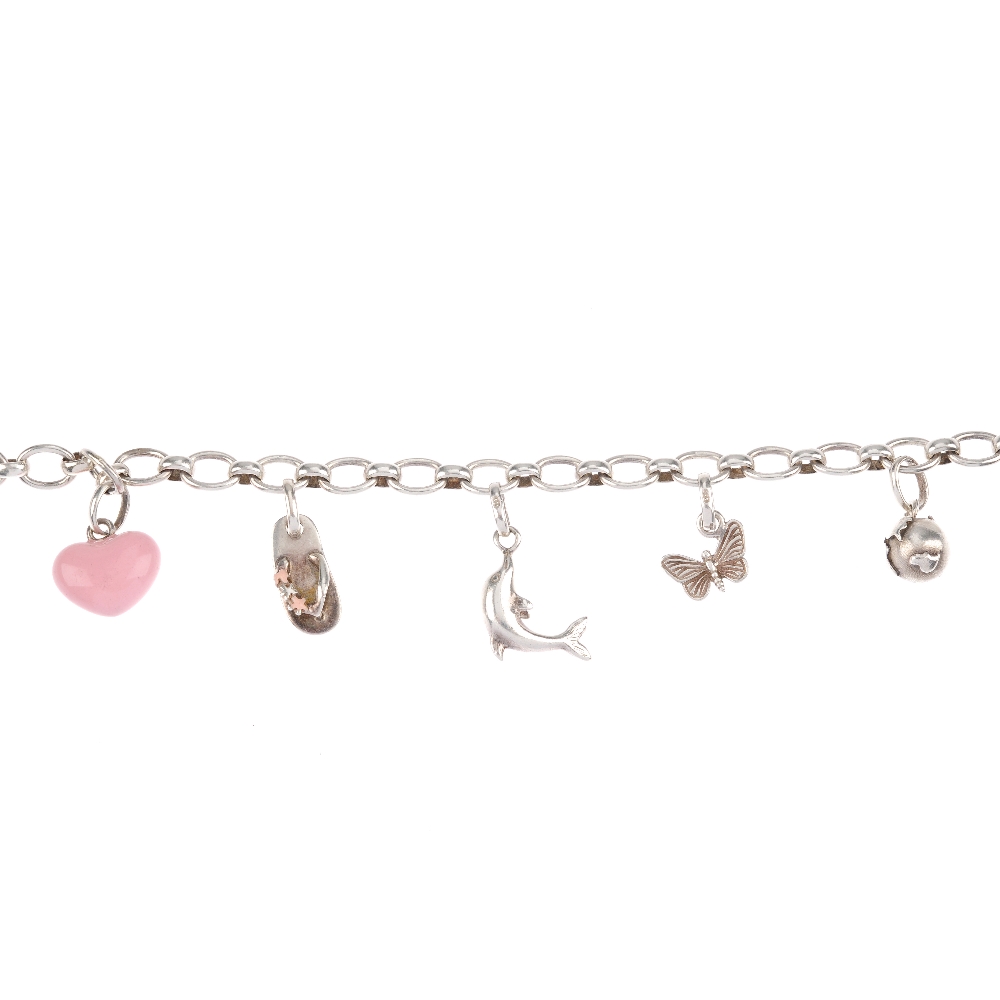 LINKS OF LONDON - two charm bracelets. The first a Sweetie bracelet with logo to the central