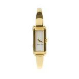 GUCCI - a lady's 109 half bangle watch.