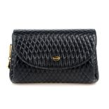 BALLY - a small quilted leather handbag.