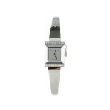 GUCCI - a lady's 128.5 half bangle watch.