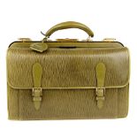 CHRISTIAN DIOR - a vintage Gladstone travel case with matching pouches.