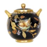 A late 19th Century Coalport pot pourri,