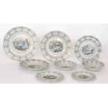 A Wedgwood breakfast and dinner set for one designed by Eric Ravilious,