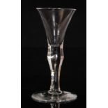 An 18th Century drinking glass circa 1740,