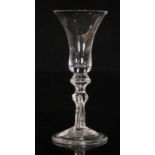 An 18th Century drinking glass circa 1740,