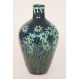 Max Laeuger - An early 20th Century Jugendstil vase of swollen tapering form with a collar neck,