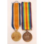 A pair of World War One medals to include a Great War medal and a Victory medal awarded to 241045