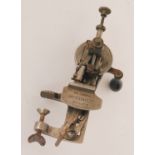 An early 20th Century Moldacot patent pocket sewing machine no.