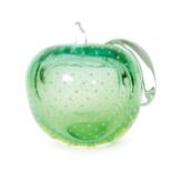 A large Sommerso glass apple,
