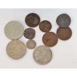 A collection of silver,