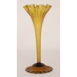 A late 19th Century lily vase,