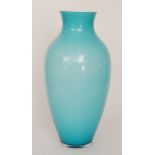 A large contemporary Italian Murano glass vase by C.