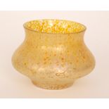 Loetz - An early 20th Century posy bowl of low shouldered form with an everted rim decorated in