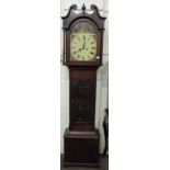 A late 19th Century mahogany cased Grandfather Clock,