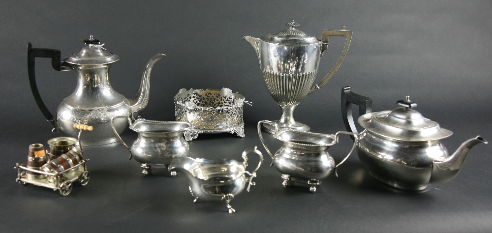 An attractive set of matching Cream Jug and Sugar Bowl,