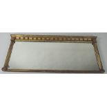 A good early 19th Century rectangular giltwood Overmantel,