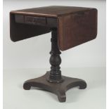 A small 19th Century mahogany falling leaf Occasional Table,